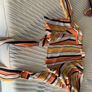 Tie in the front crop top